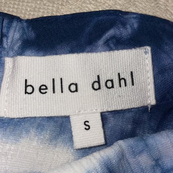 Bella Dahl Blue Tie Dye Button Back Blouse size S - Picture 6 of 8